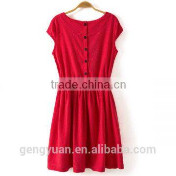 hot sale casual fashion cap sleeve plus size women wedding dress