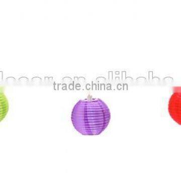 outdoor solar Colorful chinese lantern ball LED string light SO4799R