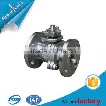 150LB STANDARD BALL STRUCTURE VALVE IN CASTED CF8M WITH DRAWING