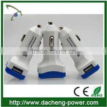 China hotly wholesale dual usb car charger 5V 2.1A 3.1A