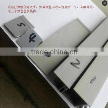 Pvc profile for slide windows