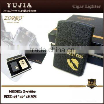 Best Windproof copper Oil lighter Oil cigarette lighter custom lighter with gift box                        
                                                Quality Choice