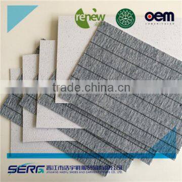 Waterproof Striped Insole Fiber Board for Soccer Shoes
