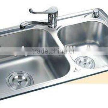 Amico hot sale polished stainless steel kitchen sink