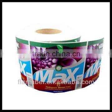 Pesticide bottle labels,cheap bottle labels with fast delivery