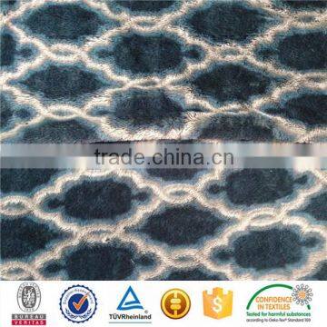 new design printed low pile supersoft pv plush fleece fabric