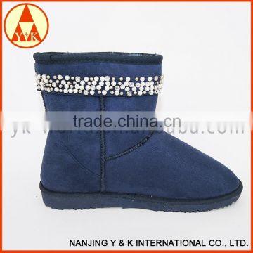 Hot Sale Cheap New Product woollen plush white snow boot