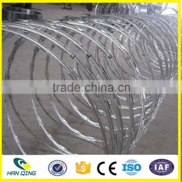 low price concertina razor barbed wire triple strand concertina wire