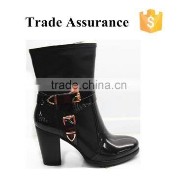 2014 China Manufacturer Wholesale Cheap New Style Fashion Ladies Winter PU Boots