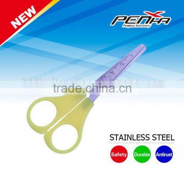 Hot sale plastic handle Material kids scissors