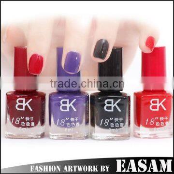 Cheap Wholesale BK 8ml nail polish for nail art