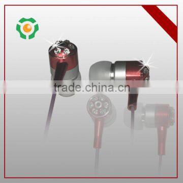 Promotion in ear stereo super bass metal earphone