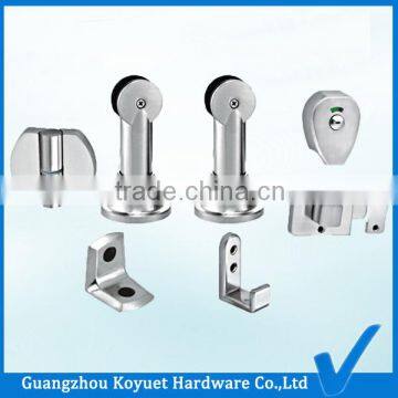 KOYUET WC Set Hot Zinc Alloy Wholesale Manufacturer Toilet Cubicle Accessories Wood Bathroom Partitions