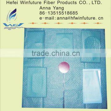 Disposable nonwoven surgical incision drape with variety size