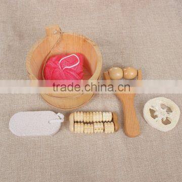 Natural Wooden/bamboo Bath and Body Spa Gift Set photo-6