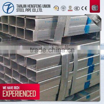 square and rectangle pre galvanized pipe price