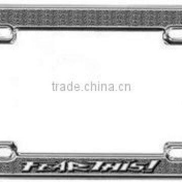 Fear This Die Cast License Frame