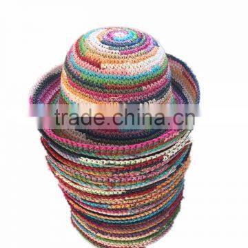 The fashion leisure hand-woven straw hat