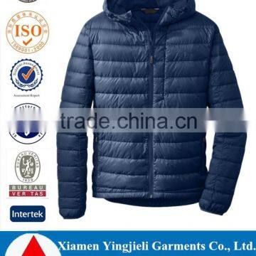 High Quality Custom Ultra Light Men Duck Down Jacket 90% Down 10% Feather