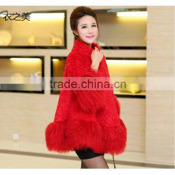 Wome Elegant Fur Coat Tassels Coat Spring Autumn