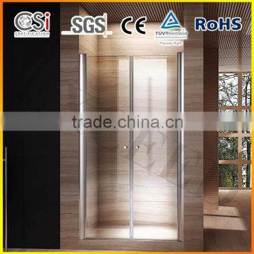 High quality 6/8mm glass shower screen pivot door simple classic design EX-218