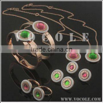 Hot sell wholesale women's jewelry sets design stainless steel jewelry China