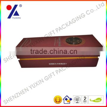 Luxurious paper wine box / Foldable paper box / Factory price / MOQ1000pcs / Free sample