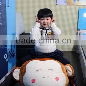 Kids' Livingroom Furniture Monkey-shaped Beanbag Sofa Chair