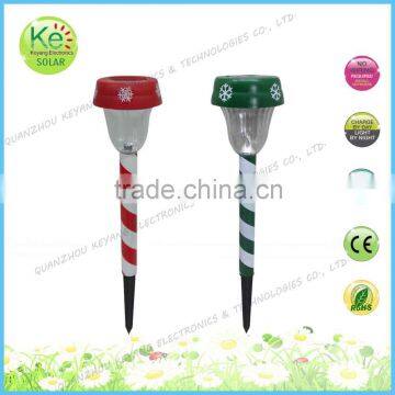 Plastic path light led garden solar lighting