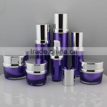 wholesaler acrylic purple cosmetic jars