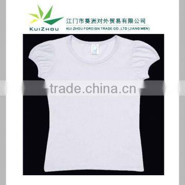 100% Cotton Jersey Plain Color Blank Baby T-shirt