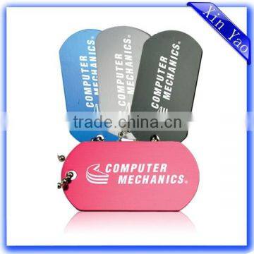 Wholesale custom laser engraved logo cheap aluminum tags