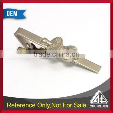 Custom Cheap unique promote 3D logo Alloy Tie Clip for Sale