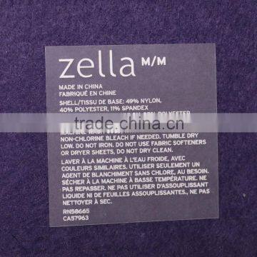 Custom Garment Iron On Heat transfer Labels And Clothing Tags