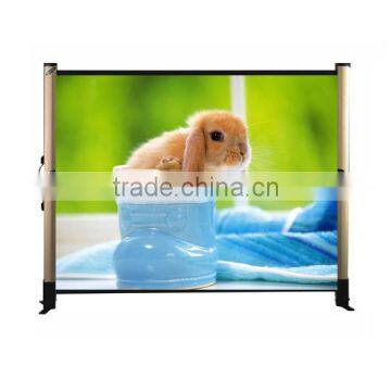 40" 4/3 16/9 fast folding projector screen for business meeting training show projection screen