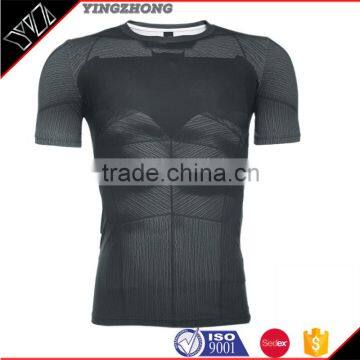 2016 new latest shirt designs gym sublimation printed shirt for men sports printing t-shirt custom t shirt print                        
                                                Quality Choice