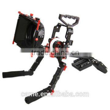 CAME-TV Protective Cage For GH4 Camera Rig W/ Hand Grip Support