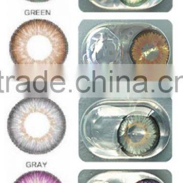 HOT sell Naty B Type wholesale circle lens 15mm colored contacts yearly contact lenses