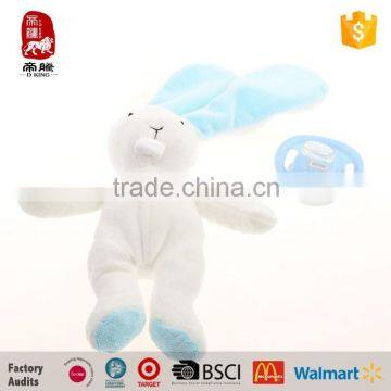 Custom Hot Selling Rabbit Animal Toy Funny Baby Pacifier