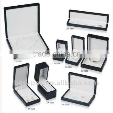 Black painting wooden jewelry box sets