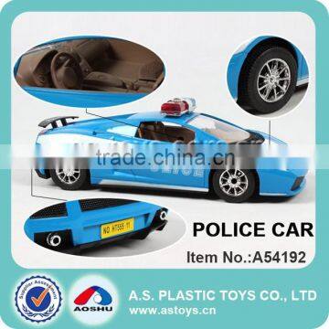 1:14 friction power plastic police mini car toy