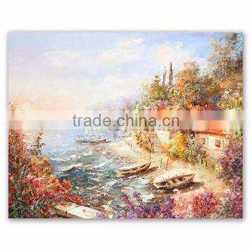 2016 best seller of mediterranean landscape painting on canvas