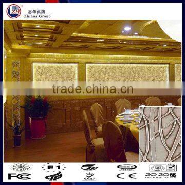 zhuv 3mm thick 3D wall panel for restaurant