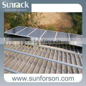 Asbestos solar roofing bracket, stud bolts group fixing
