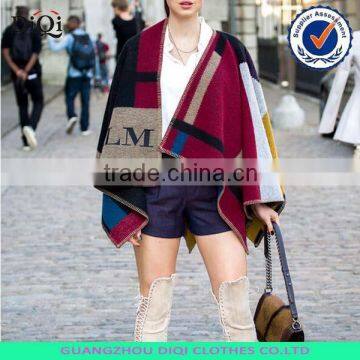 wholesale womens knitted wool poncho