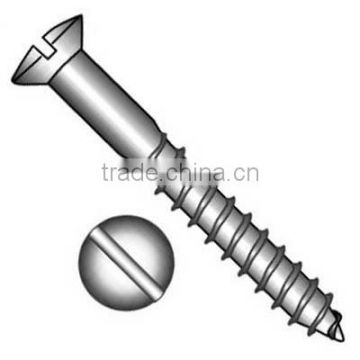 Slotted Raised Csk Head Wood Screws DIN95