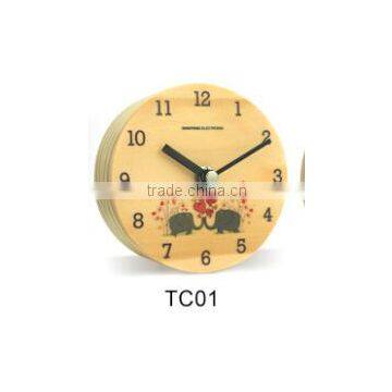 wooden alarm clock TC01