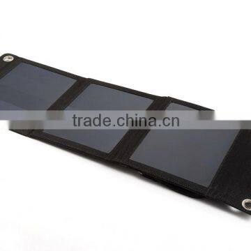 Foldable Solar Charger 14w Outdoor Portable Solar Panel Charger Usb Battery Charging for Phone Power Bank Computer photo-4