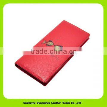 14332 Low Price Fashion Lady Silk Flowers Beauty Girls Leahter Wallet photo-3