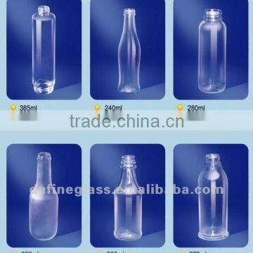 custom made high quality glass bottle China manufacturer